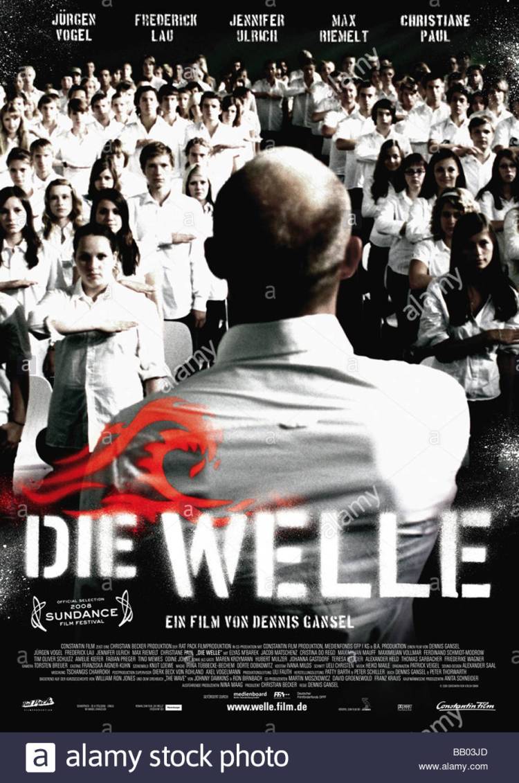 Die Welle Year : 2008  Director : Dennis Gansel,  Movie poster (Ger)